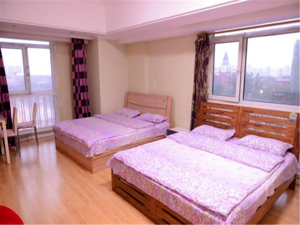 Green Express Apartment Harbin West Railway Station Kamer foto